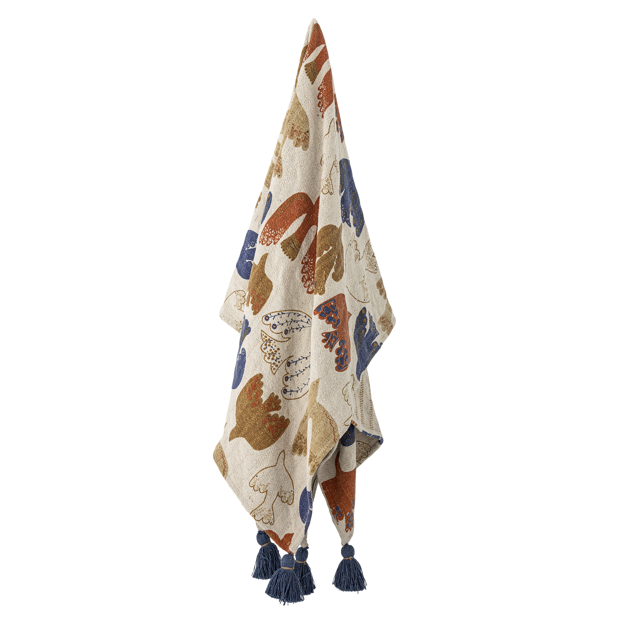 Plaid Anniversary en coton recyclé - Coloris multicolore — détail 4