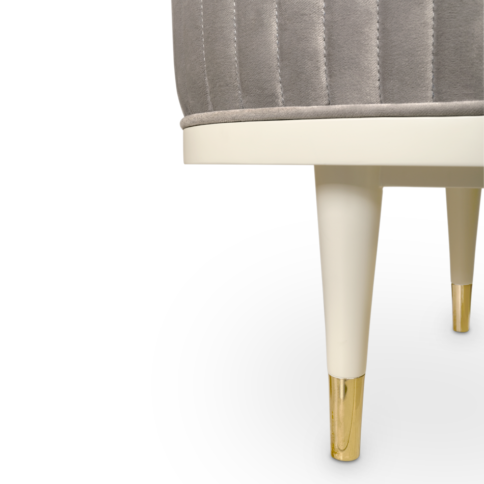 Buffet laqué blanc 6 tiroirs — détail 4