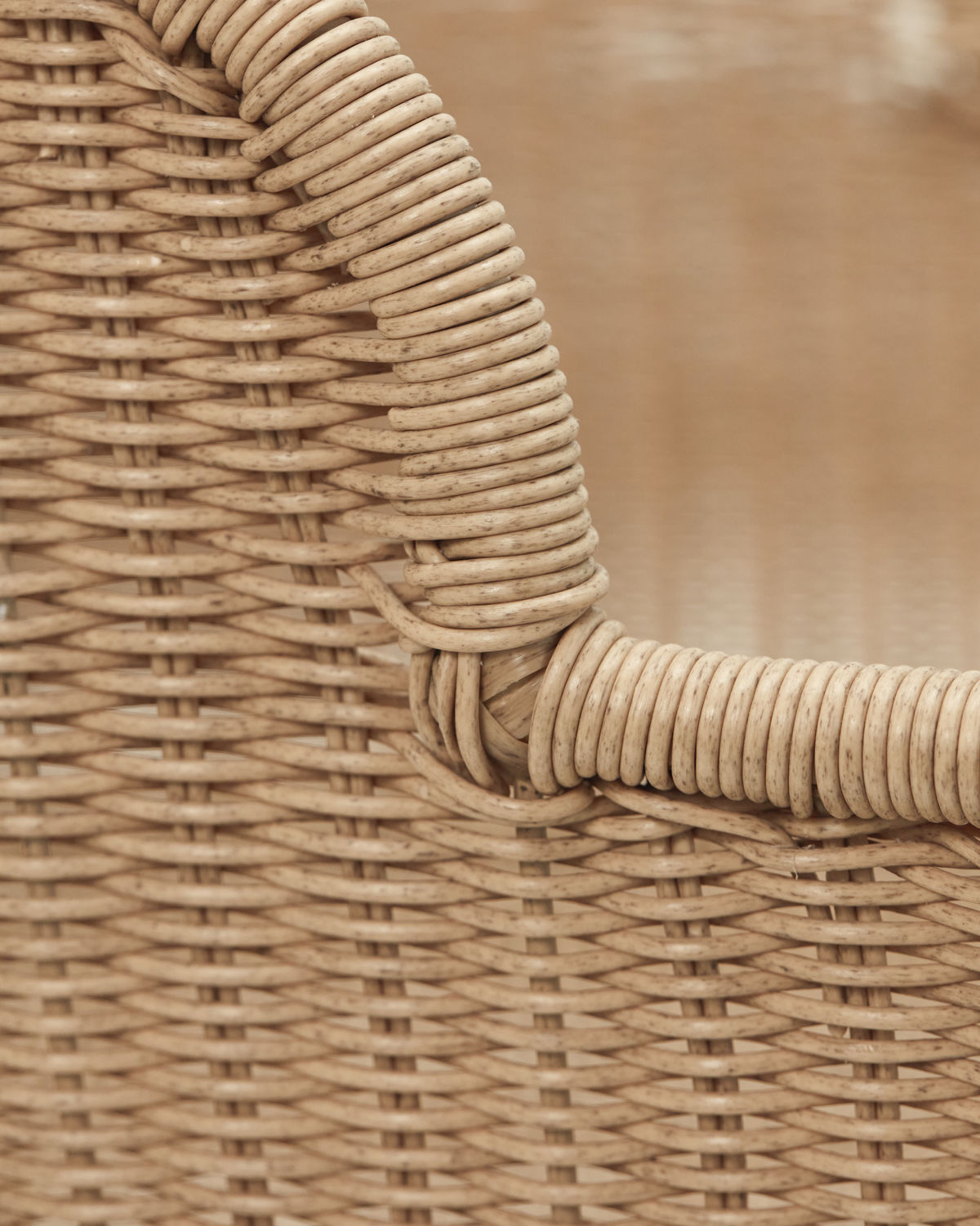 Fauteuil en osier naturel — détail 5