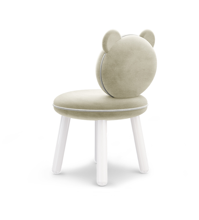 Chaise ourson crème — détail 4