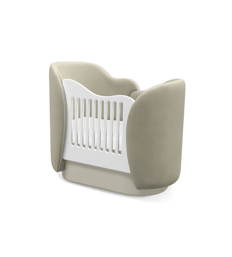 Lit forme de nuage crème — détail 3