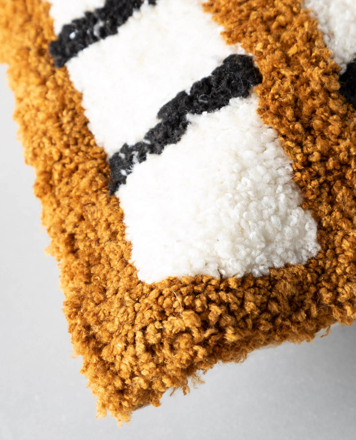 Coussin carré en coton et polyester — détail 4