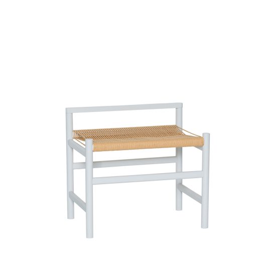 Banc au design scandinave gris clair — détail 4