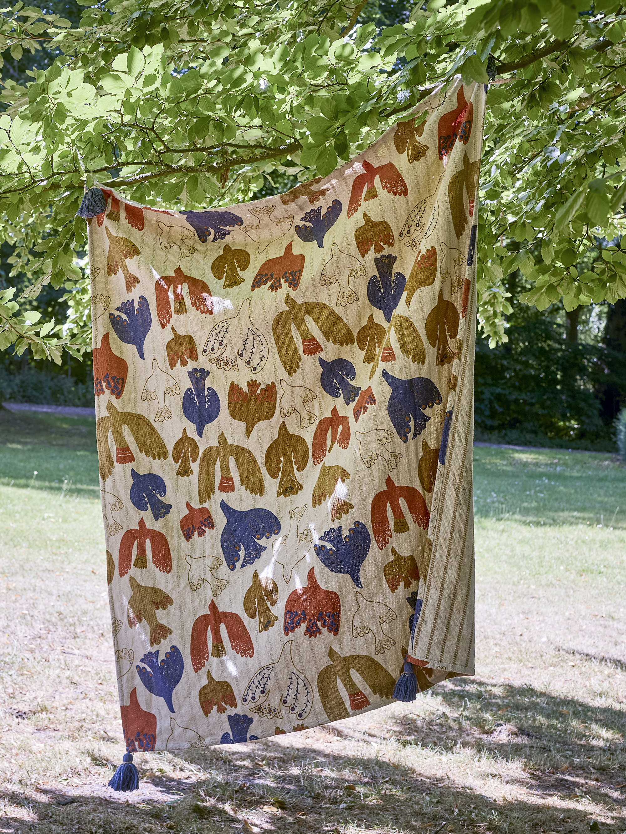 Plaid Anniversary en coton recyclé - Coloris multicolore