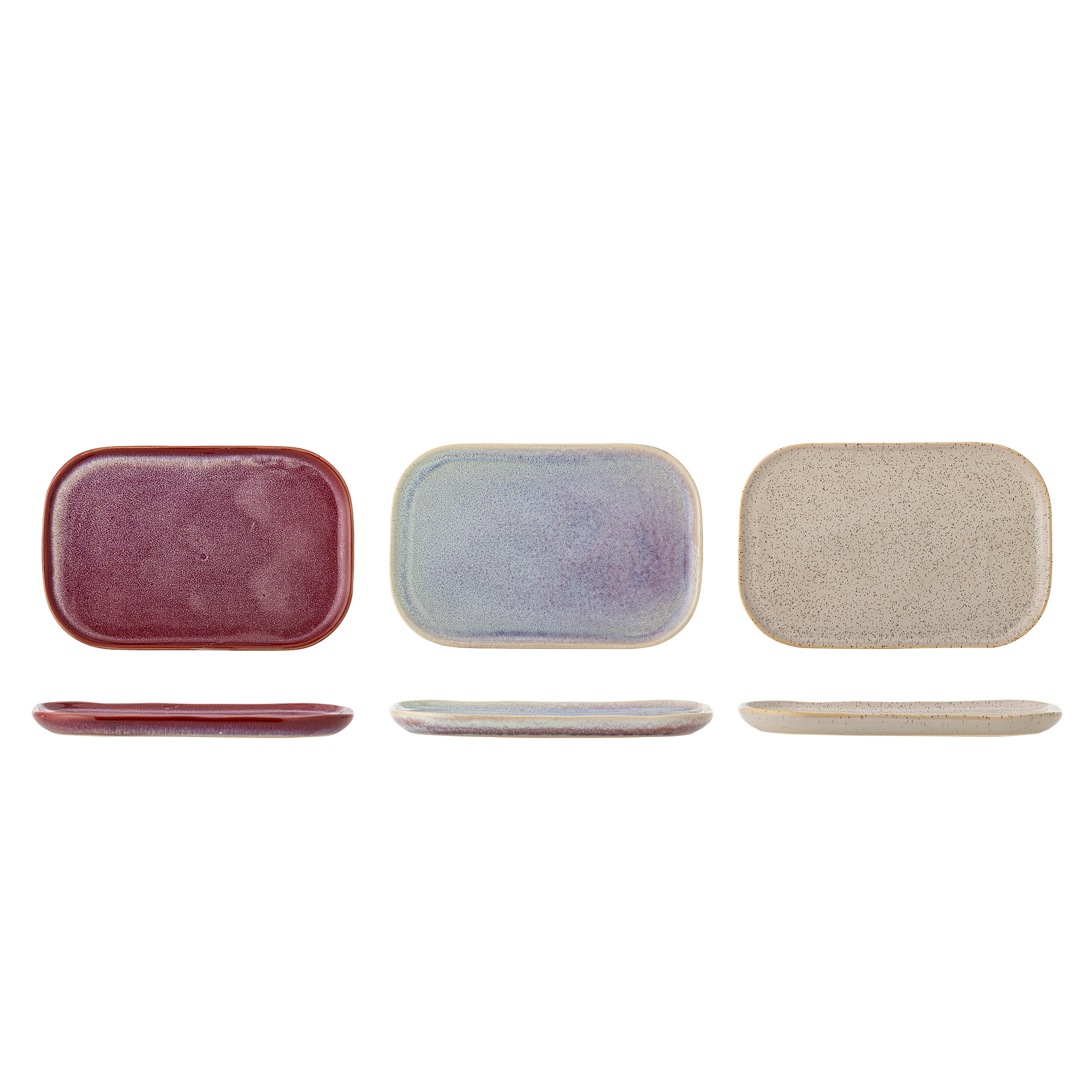Set de 3 assiettes Addison en grès — détail 6