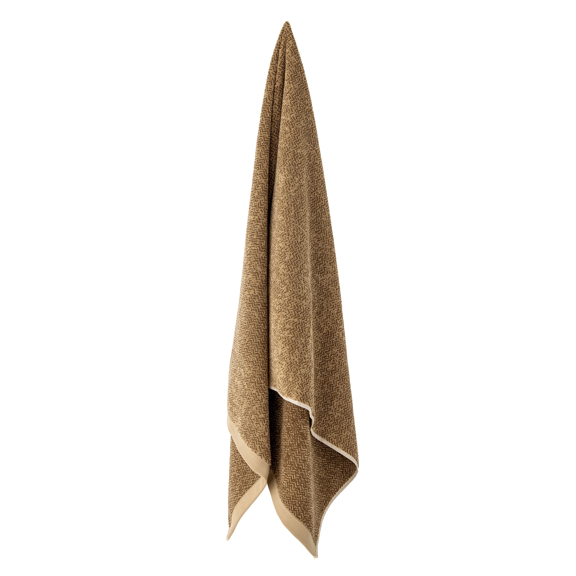 Serviette Kahla en coton - Coloris marron — détail 4