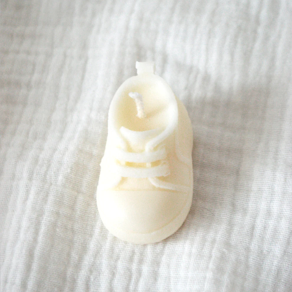 Bougie chaussure bébé — détail 3