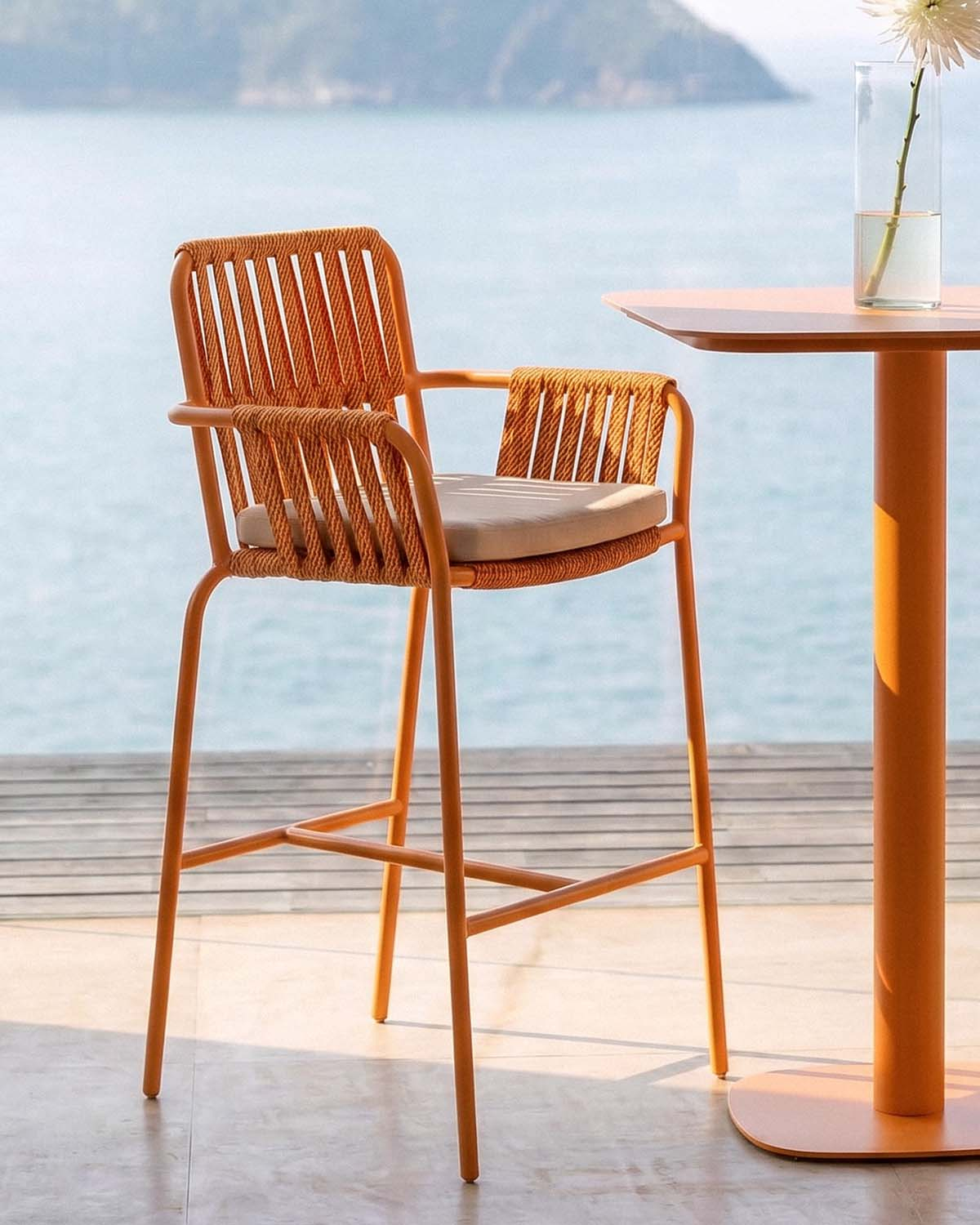 Tabouret de bar extérieur 75 cm Drian — Plusieurs coloris