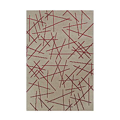 Tapis rectangulaire en laine feutrée