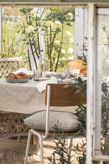 Nappe en coton à motifs floraux — détail 4