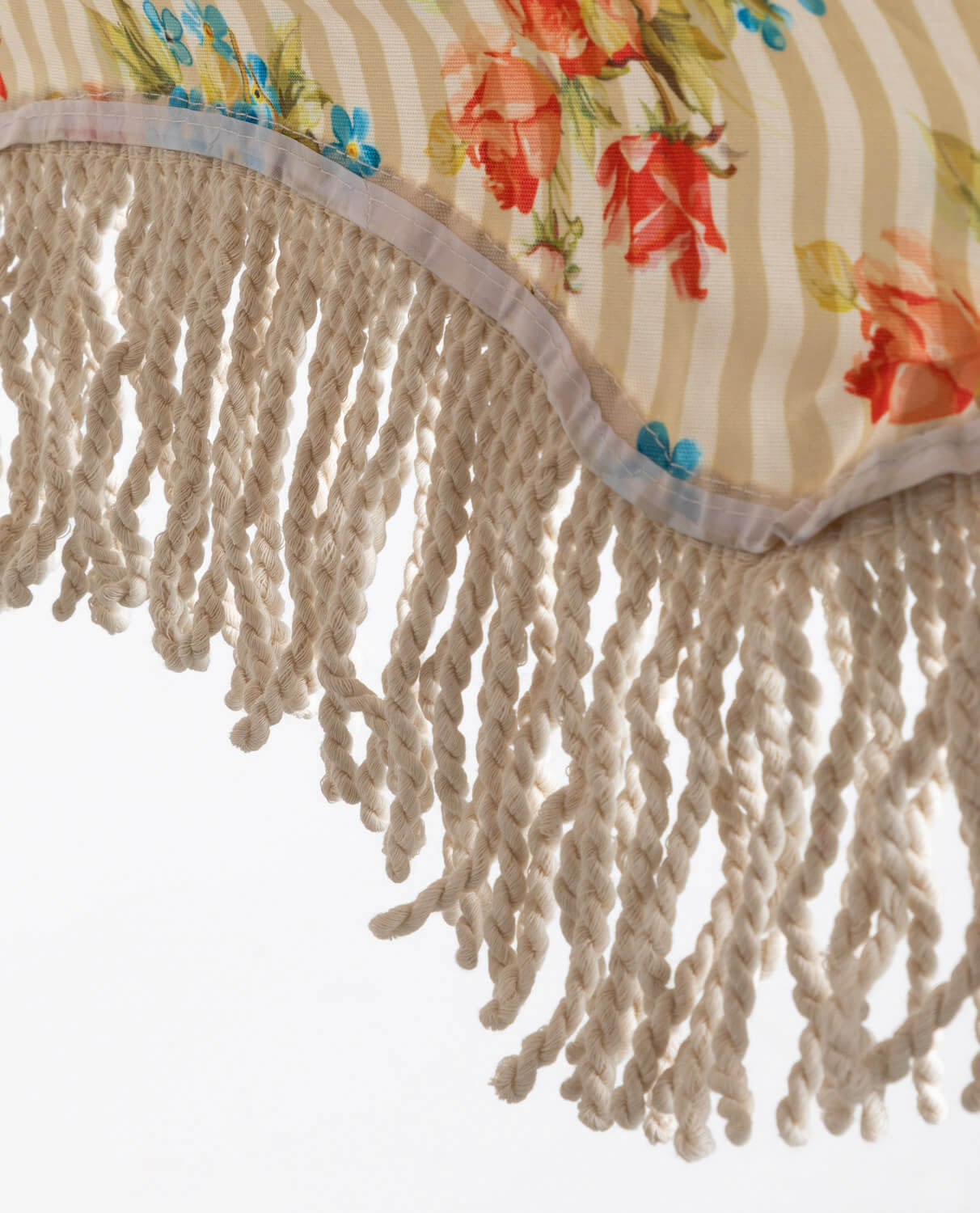 Auvent de plage en tissu et bois de hêtre — détail 3
