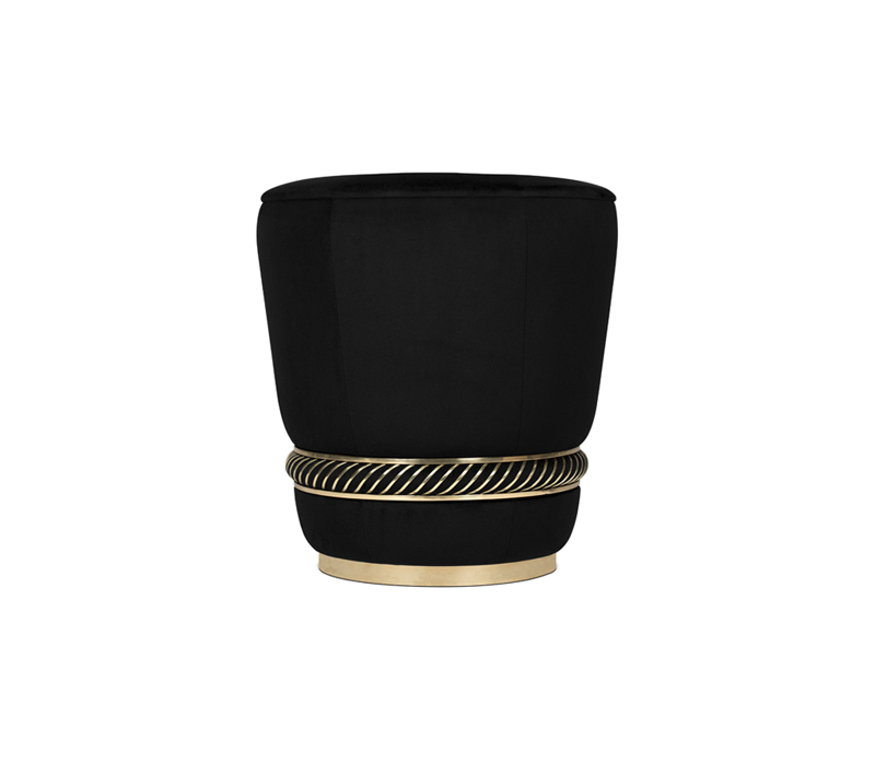 Tabouret Noir