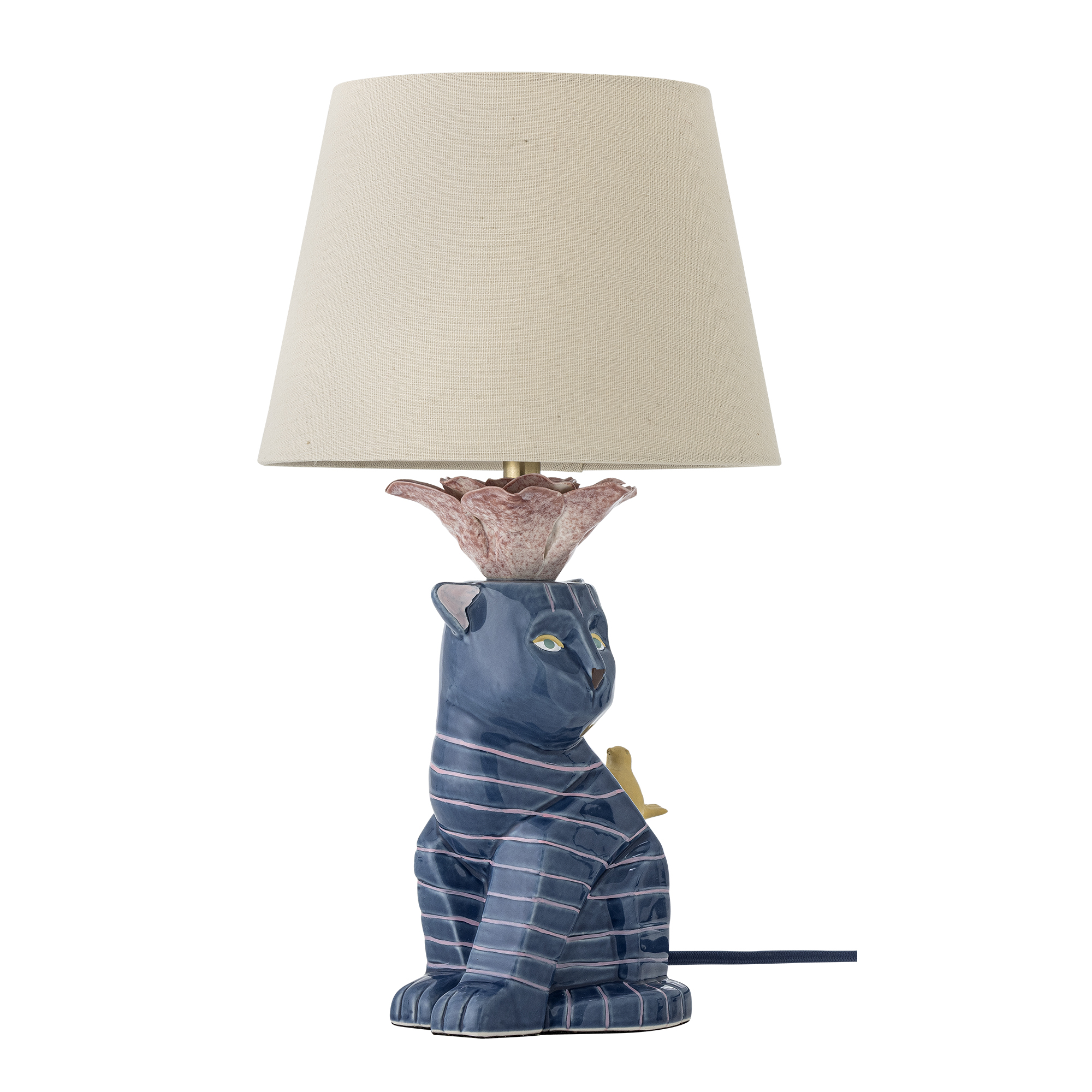 Lampe de table Eri en grès - Coloris multicolore — détail 4