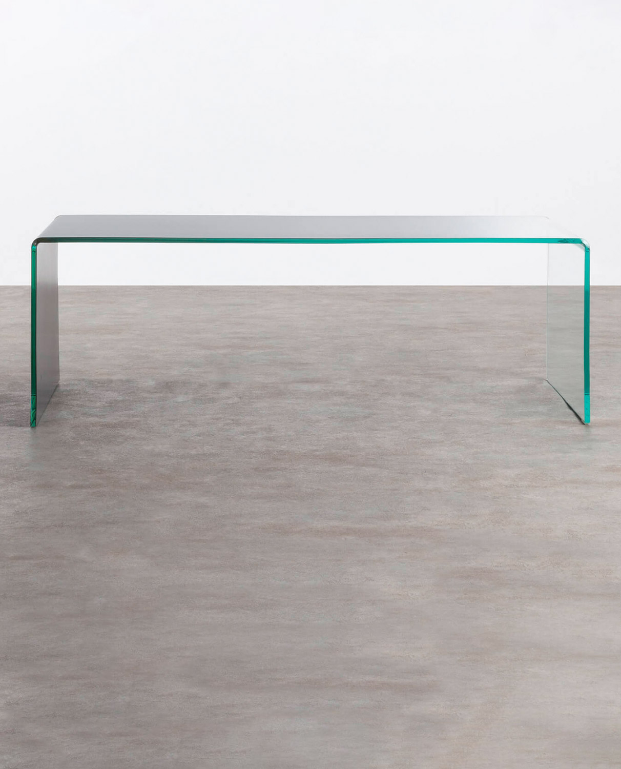 Table basse rectangulaire en verre trempé — détail 3