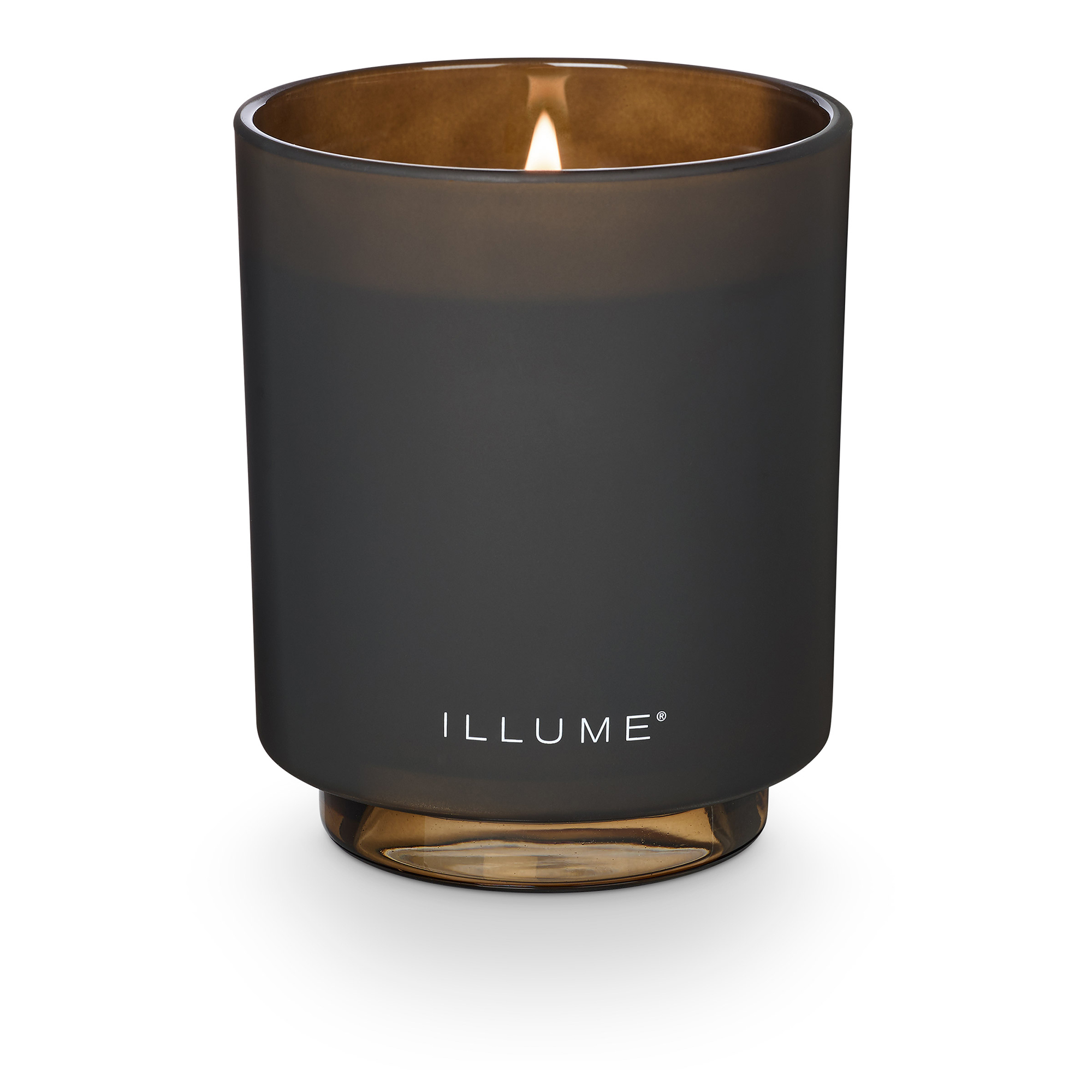 Bougie parfumée en verre Woodfire - Coloris marron — détail 5
