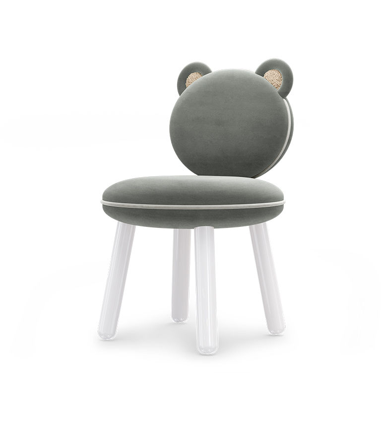Chaise ourson gris