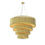 Thumbnail: Suspension au design géométrique doré
