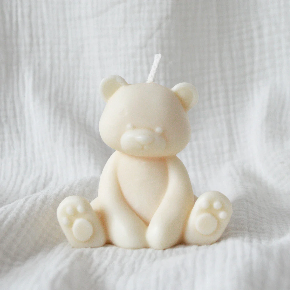 Bougie décorative nounours