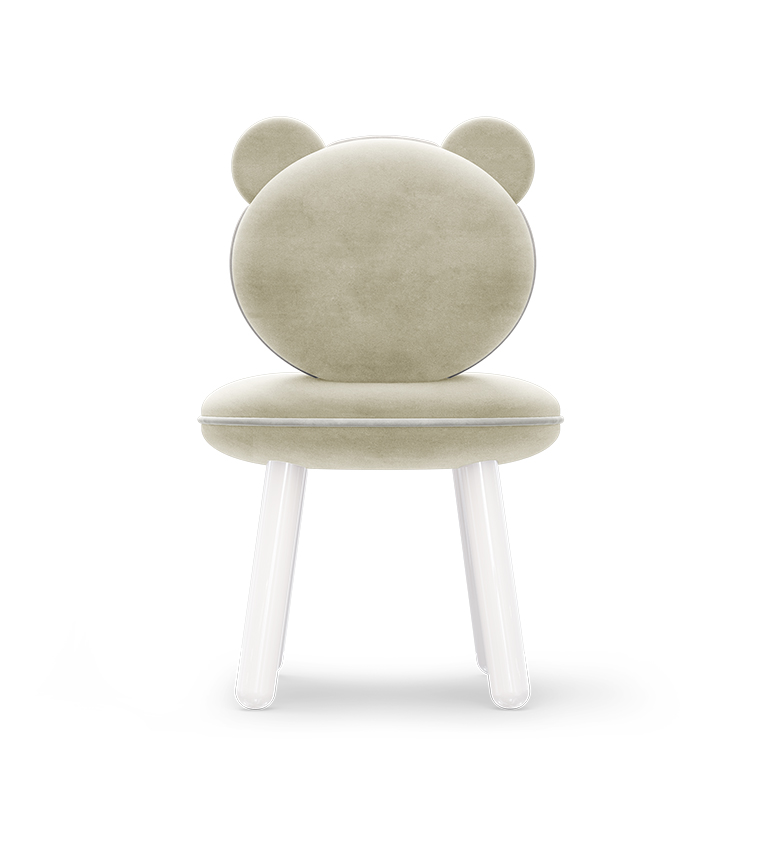 Chaise ourson crème — détail 3