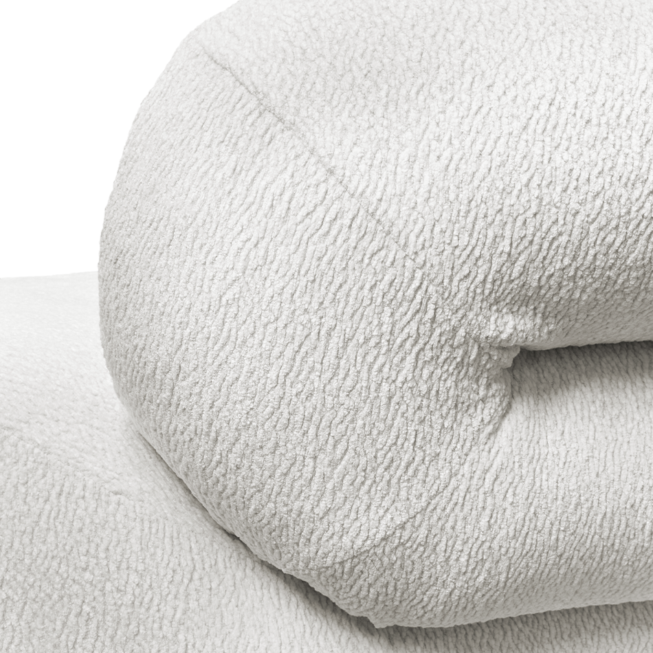 Canapé en velours blanc — détail 6