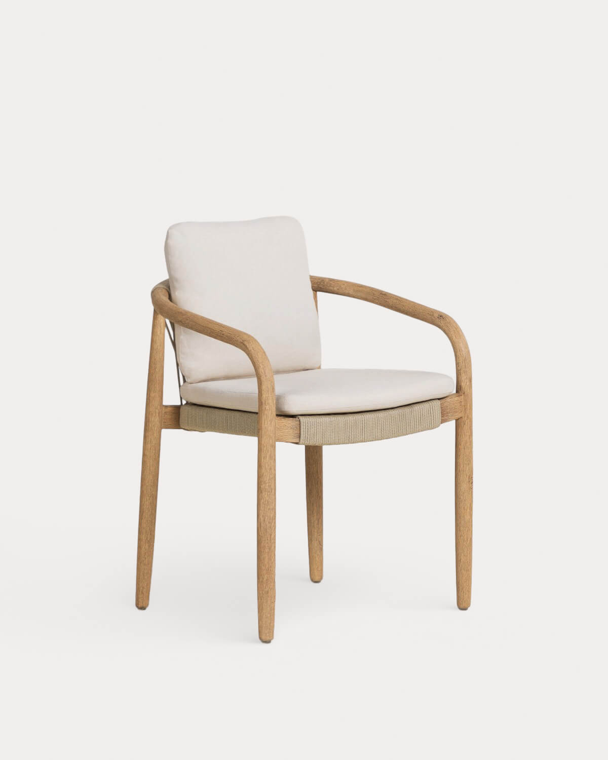 Chaise en acacia avec coussin Loli - Coloris au choix — détail 5