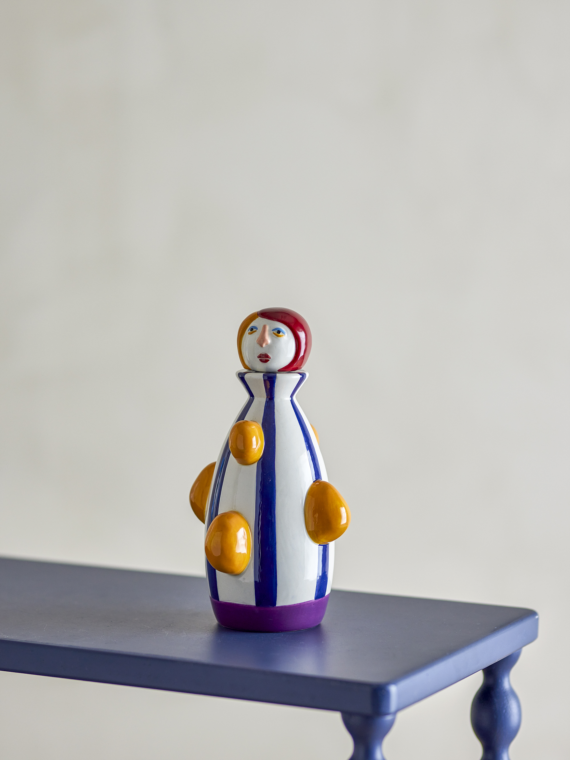Bougeoir Conneli en céramique - Coloris multicolore — détail 6