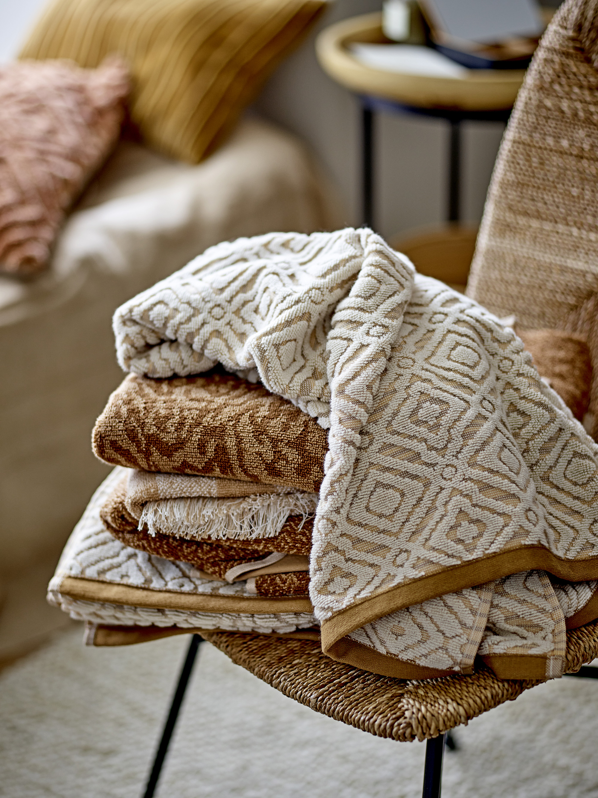 Serviette Malou en coton oeko-tex® — Coloris naturel