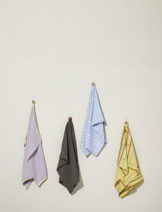 Torchon à rayures multicolors — détail 4