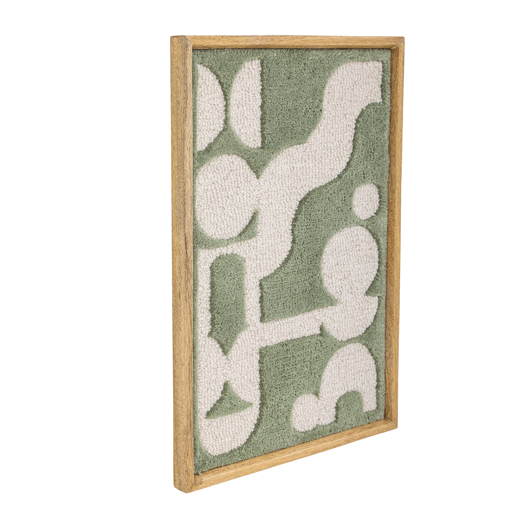 Déco murale Longton en laine - Coloris vert — détail 4