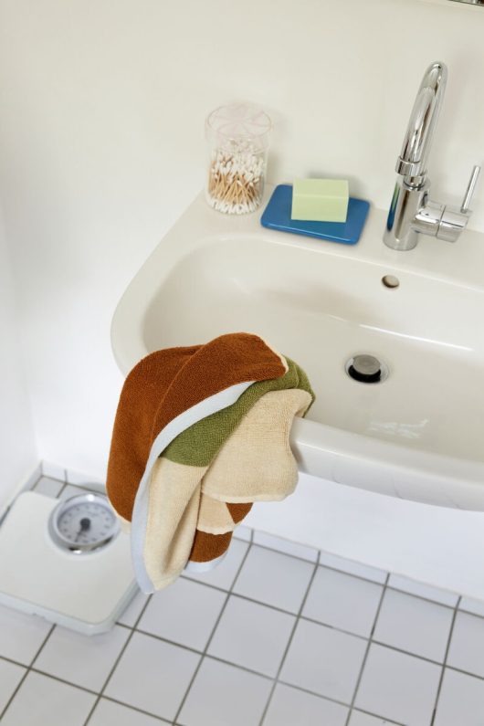 Serviette Small Marron/ Multicoloré — détail 3