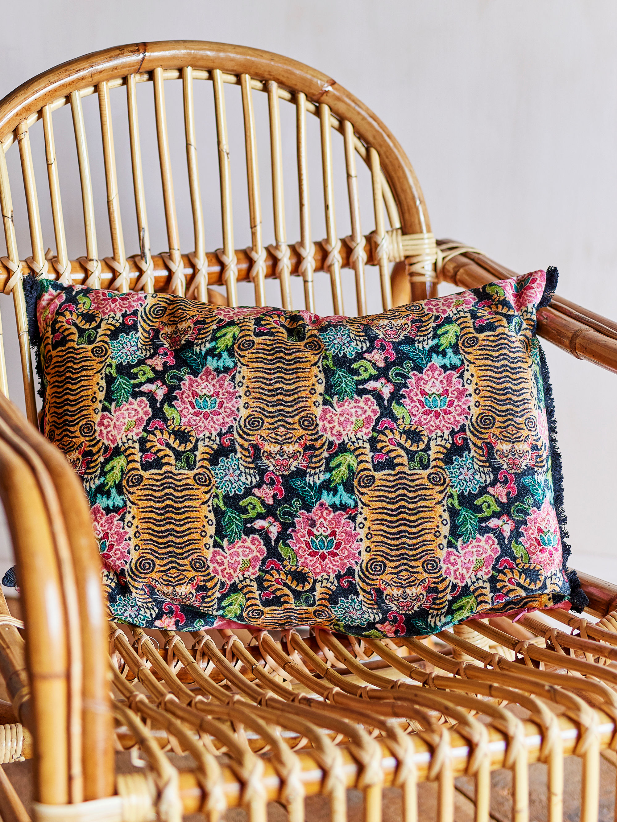 Coussin Lester en coton - Coloris multicolore