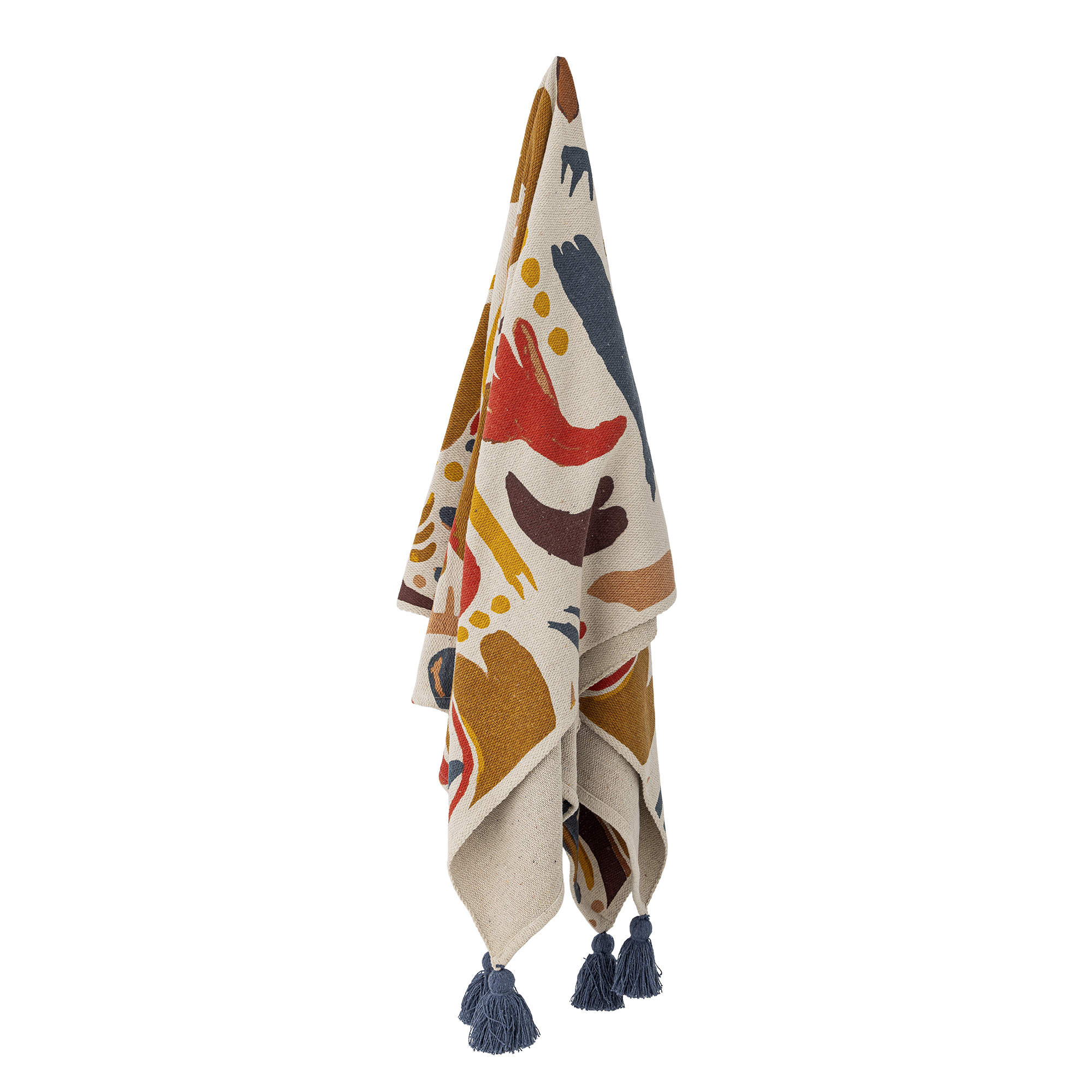 Plaid Horus en coton recyclé - Coloris multicolore — détail 4