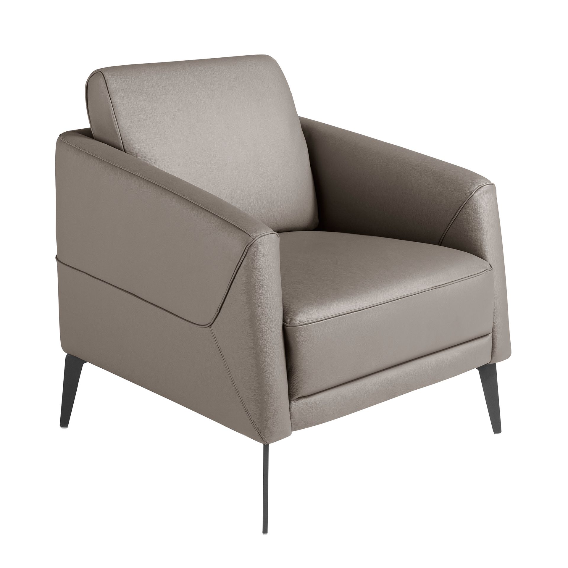 Fauteuil en cuir - Coloris au choix