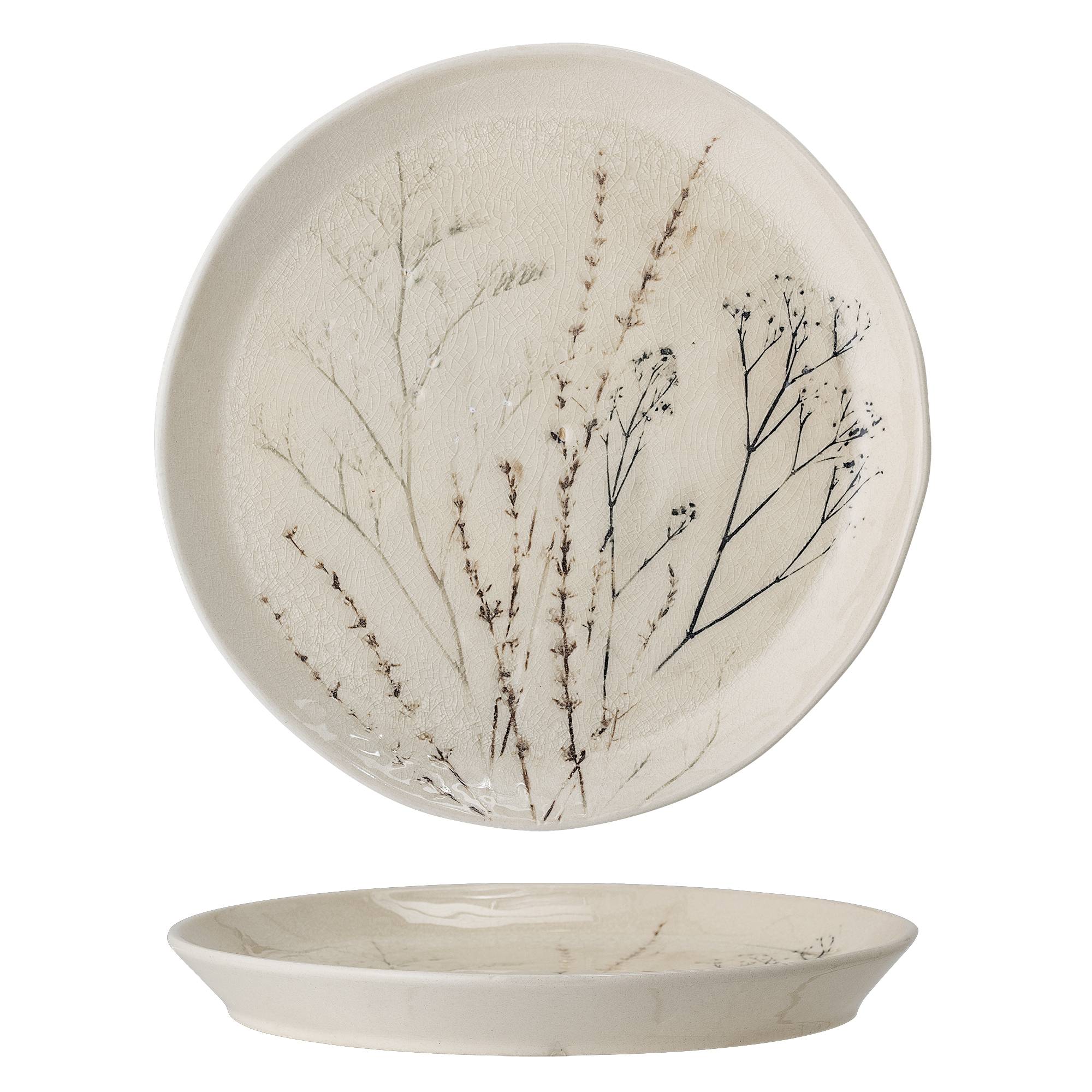 Assiette Bea en grès - Coloris naturel — détail 4