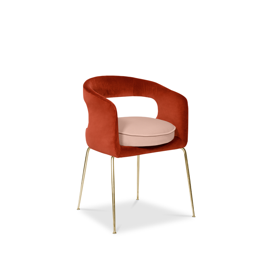 Chaise de salle à manger avec coussin