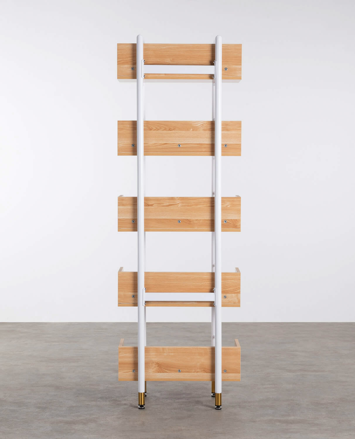 Étagère en MDF et acier blanc — détail 3