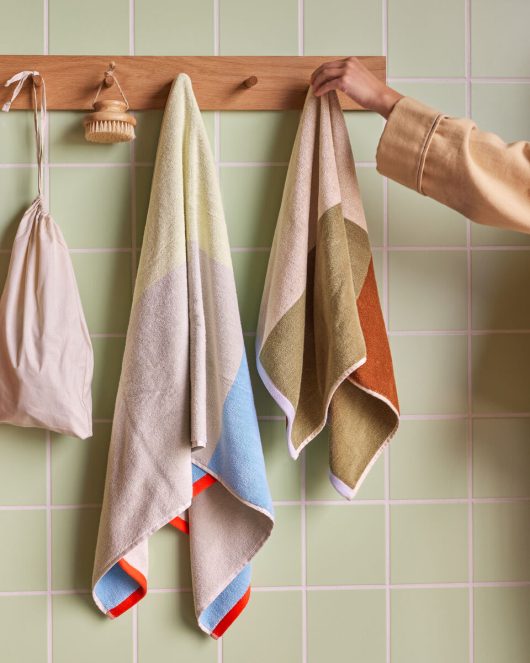 Serviette Small Marron/ Multicoloré — détail 5