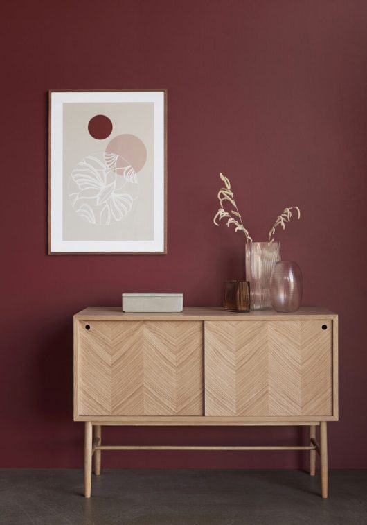 Commode avec portes coulissantes