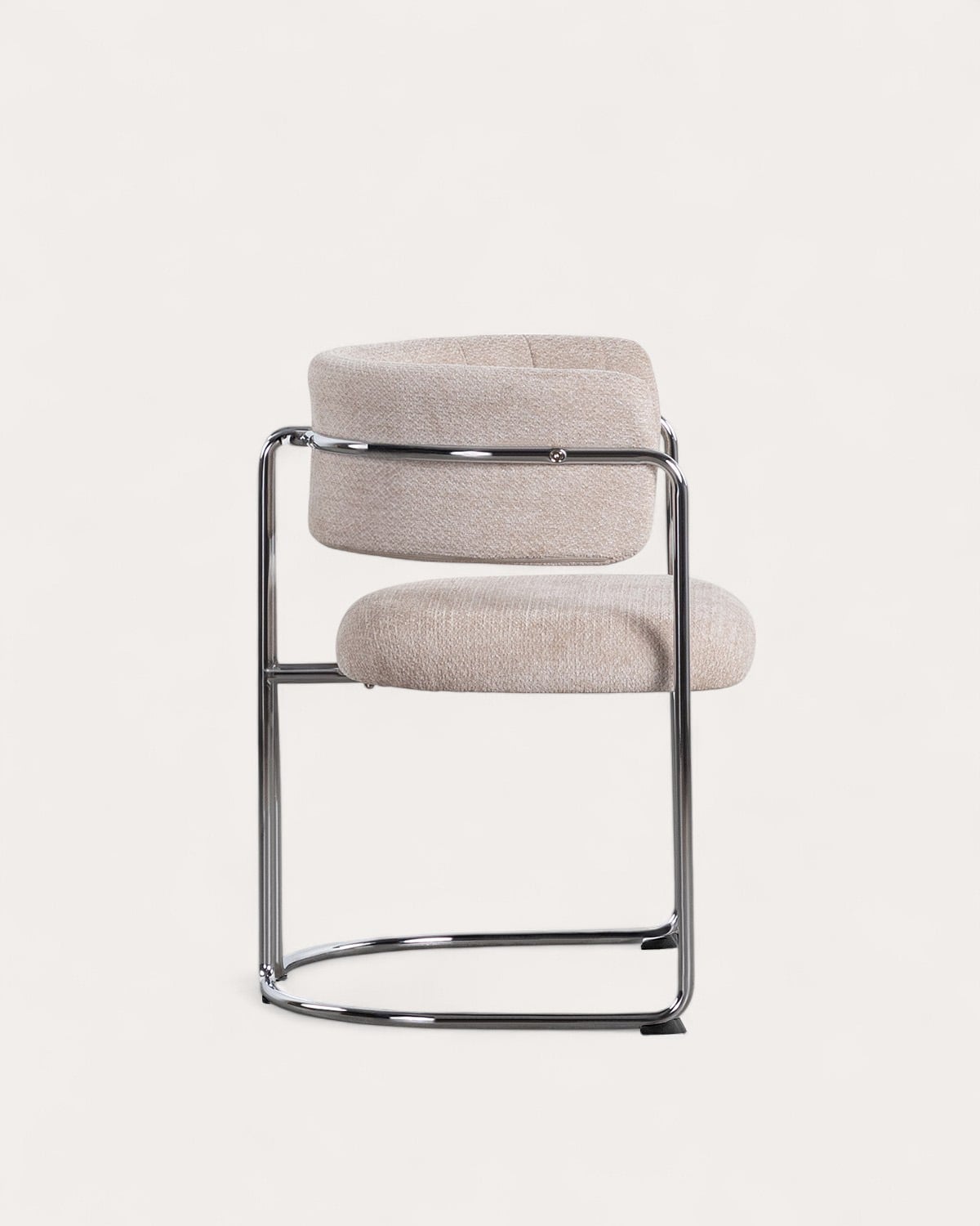 Chaise en tissu et métal Petra - Coloris au choix — détail 4