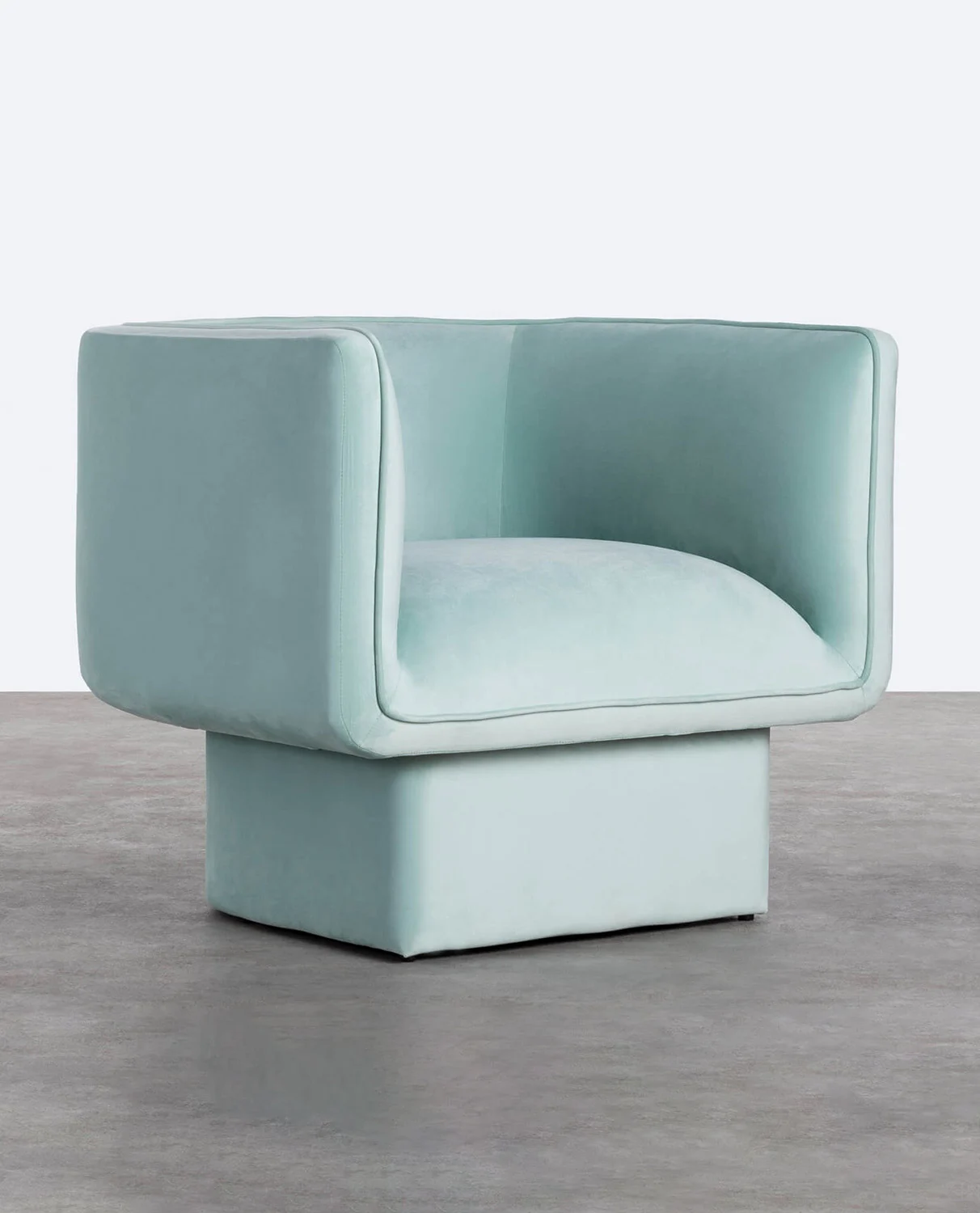 Fauteuil en velours — détail 4