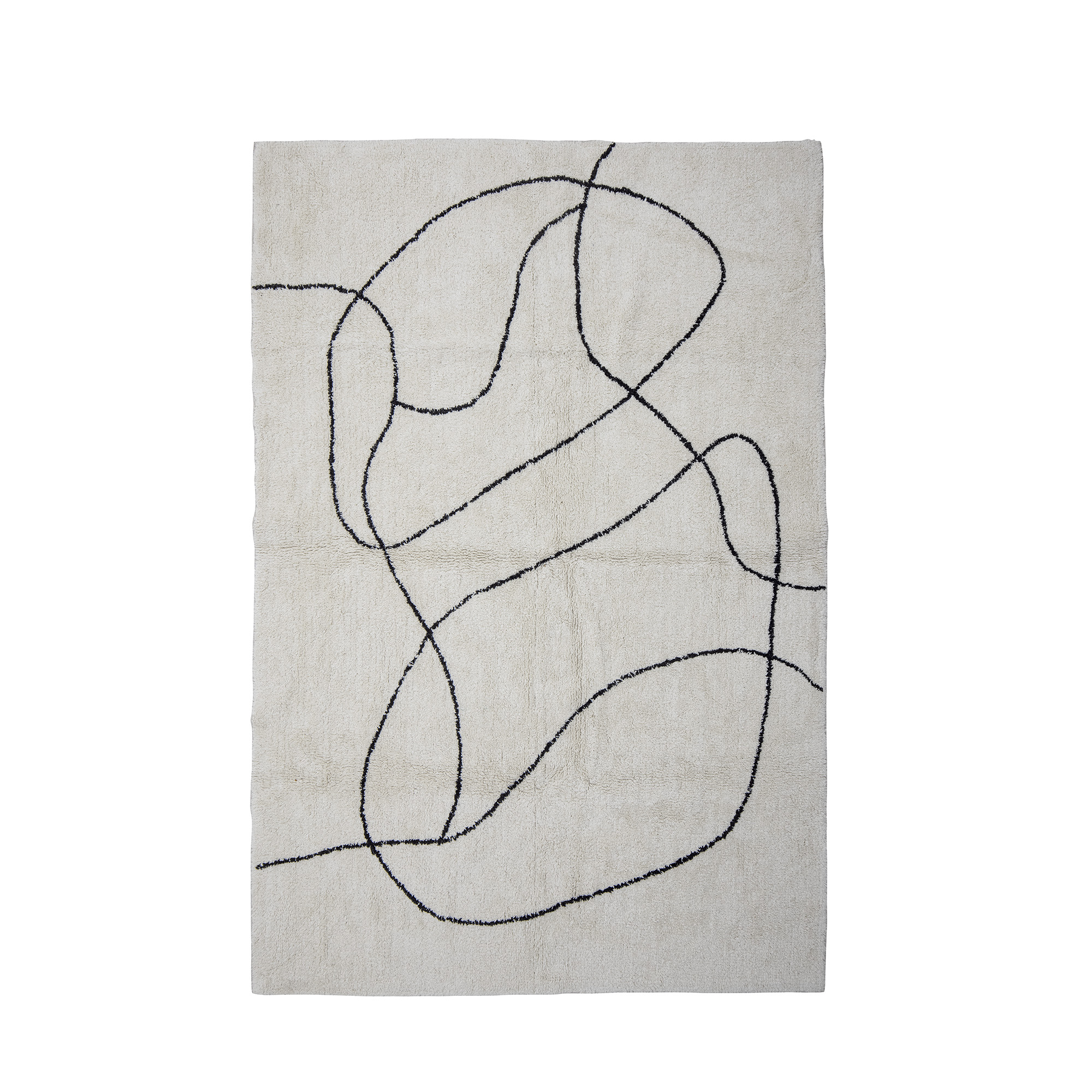 Tapis Viga en coton - Coloris blanc — détail 3