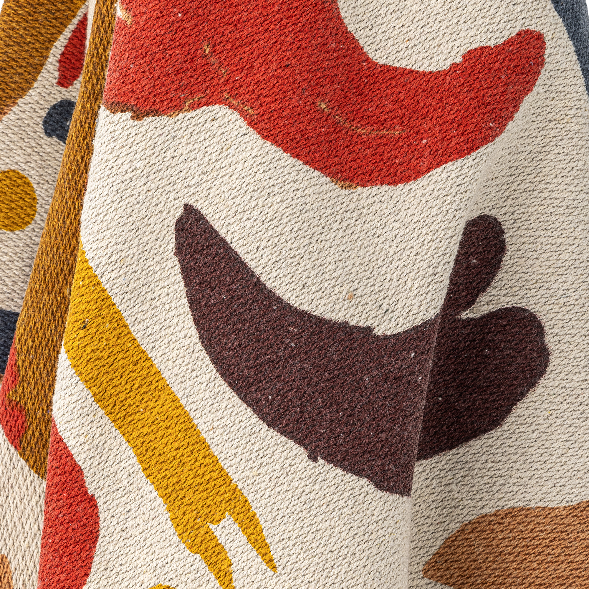 Plaid Horus en coton recyclé - Coloris multicolore — détail 3