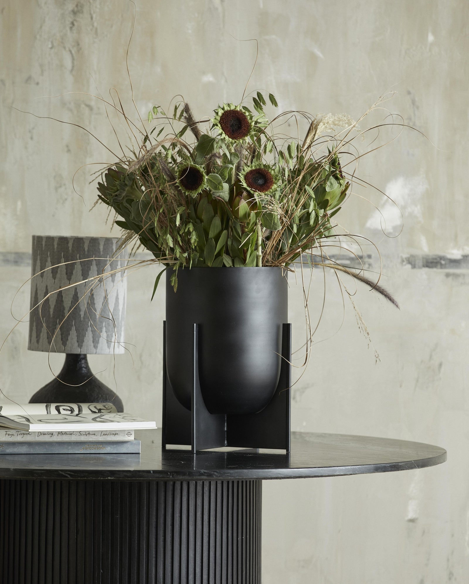 Jardinière CACELA - format moyen, anthracite