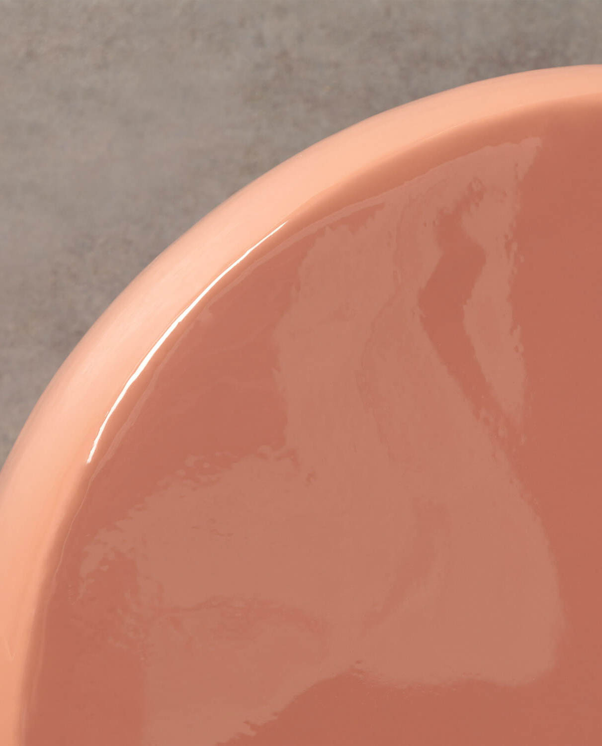 Table d'appoint ronde en métal brun — détail 5