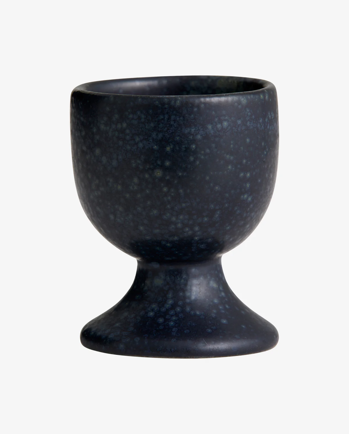 Lot de 4 coquetiers en céramique bleu nuit