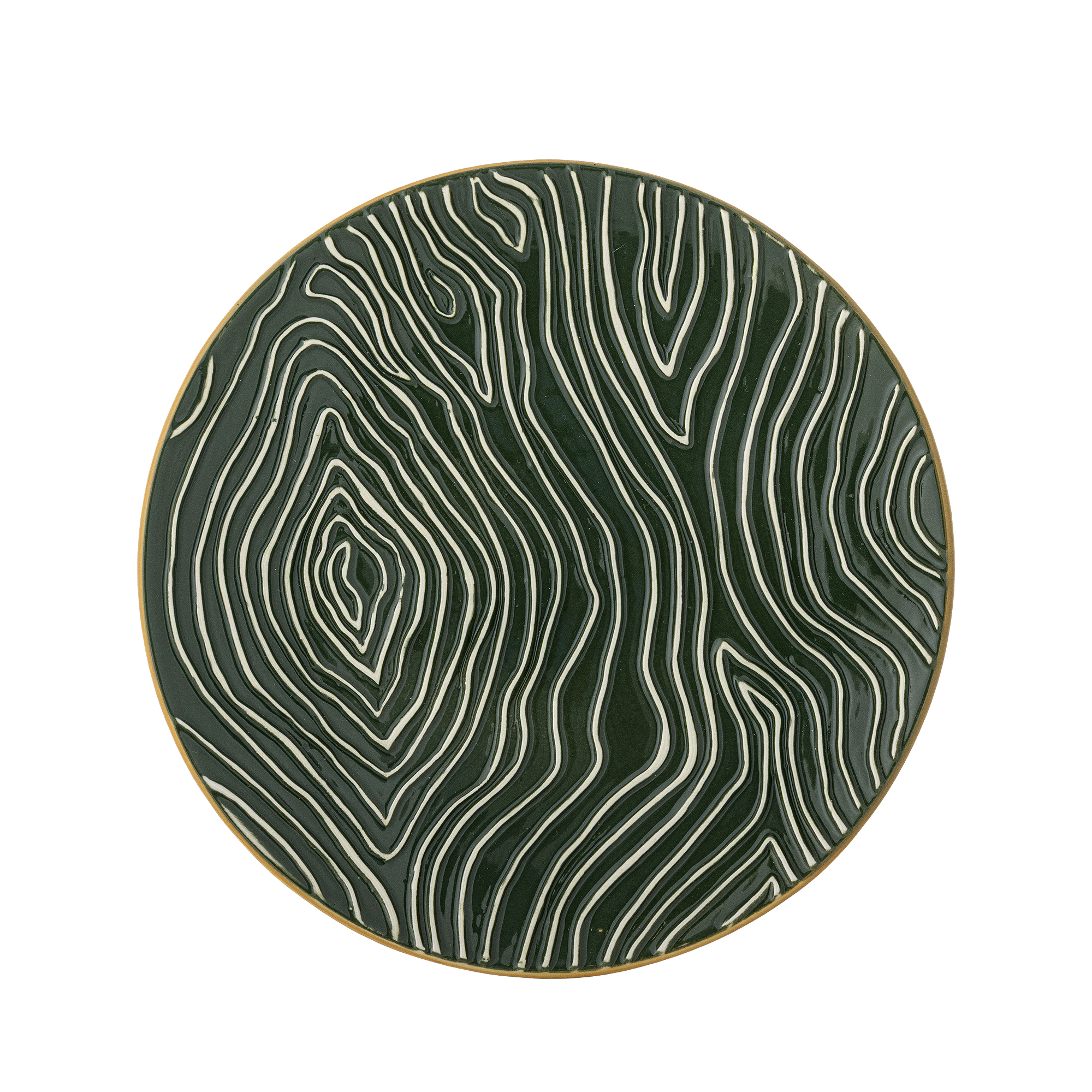 Lot de 4 assiettes Woodsby en grès - Coloris multicolore — détail 4