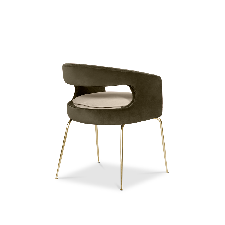 Chaise de salle à manger avec coussin — détail 4