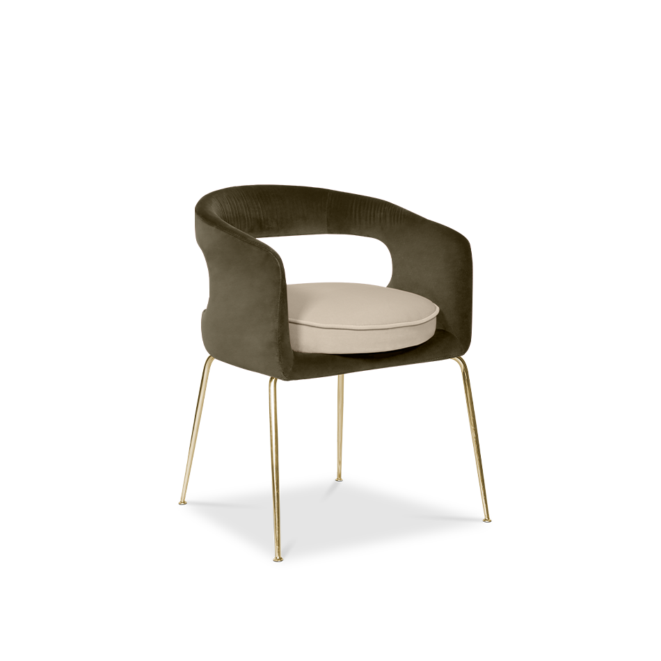 Chaise de salle à manger avec coussin — détail 3