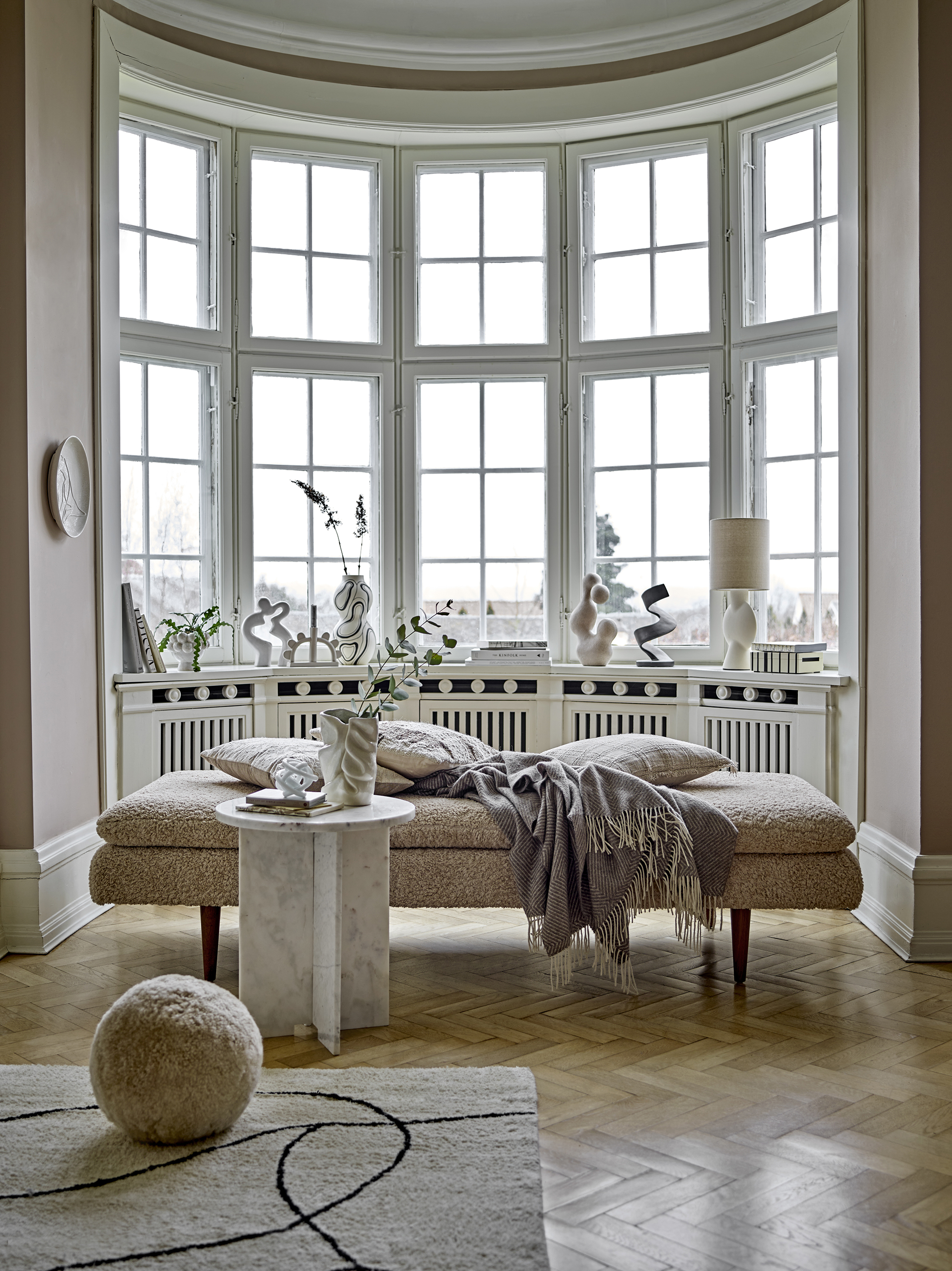 Tapis Viga en coton — Coloris blanc