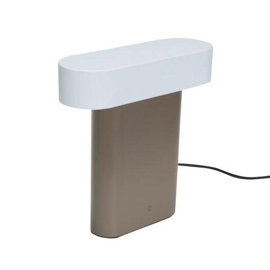 Lampe de table marron/gris clair — détail 3
